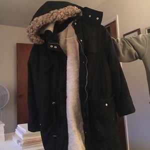 Black Warm Coat for Sale
